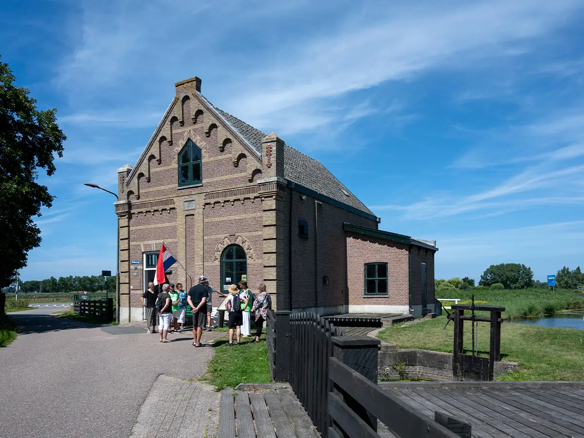 Het museumgemaal in Akersloot tijdens een rondleiding