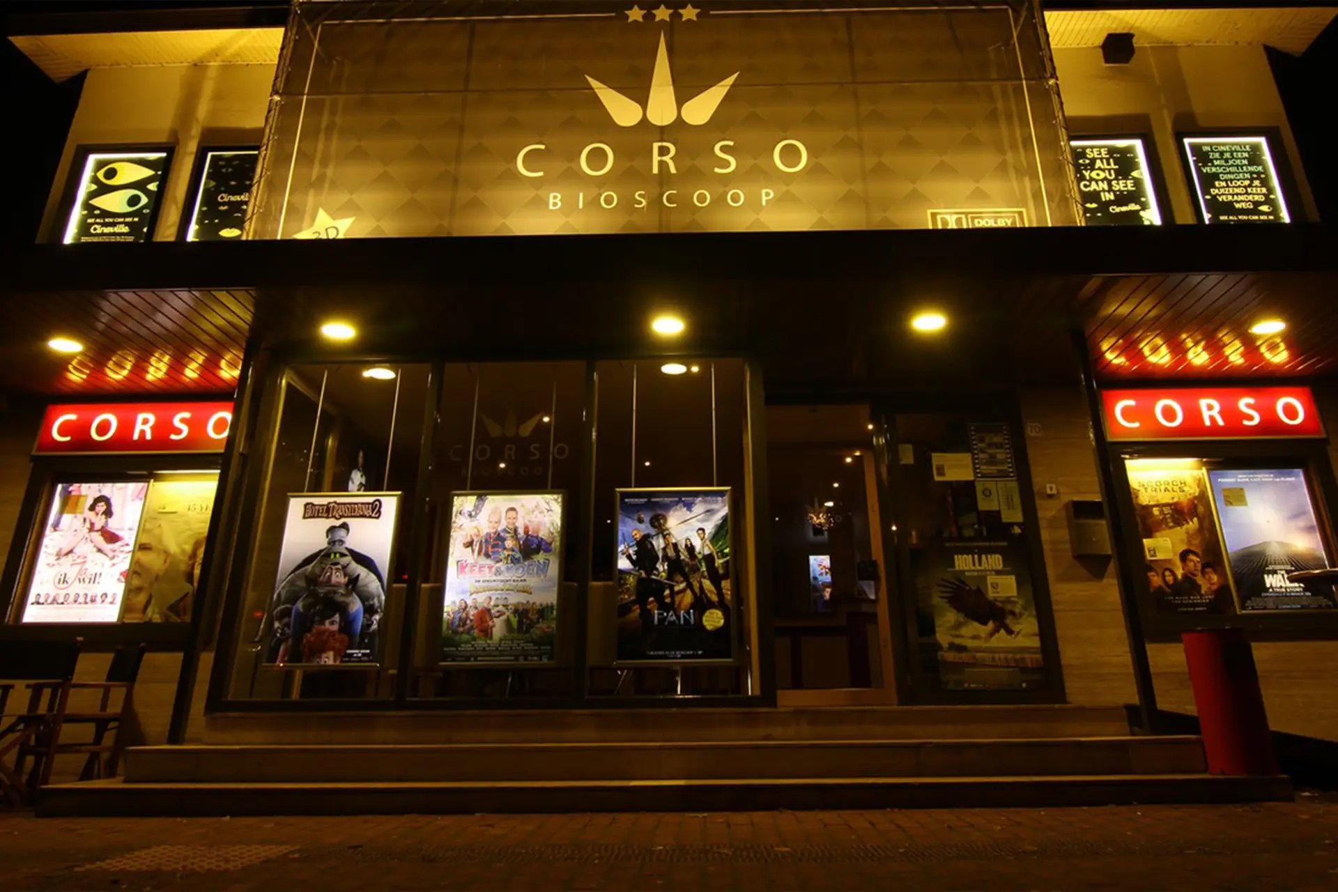 Gevel van de Corso bioscoop