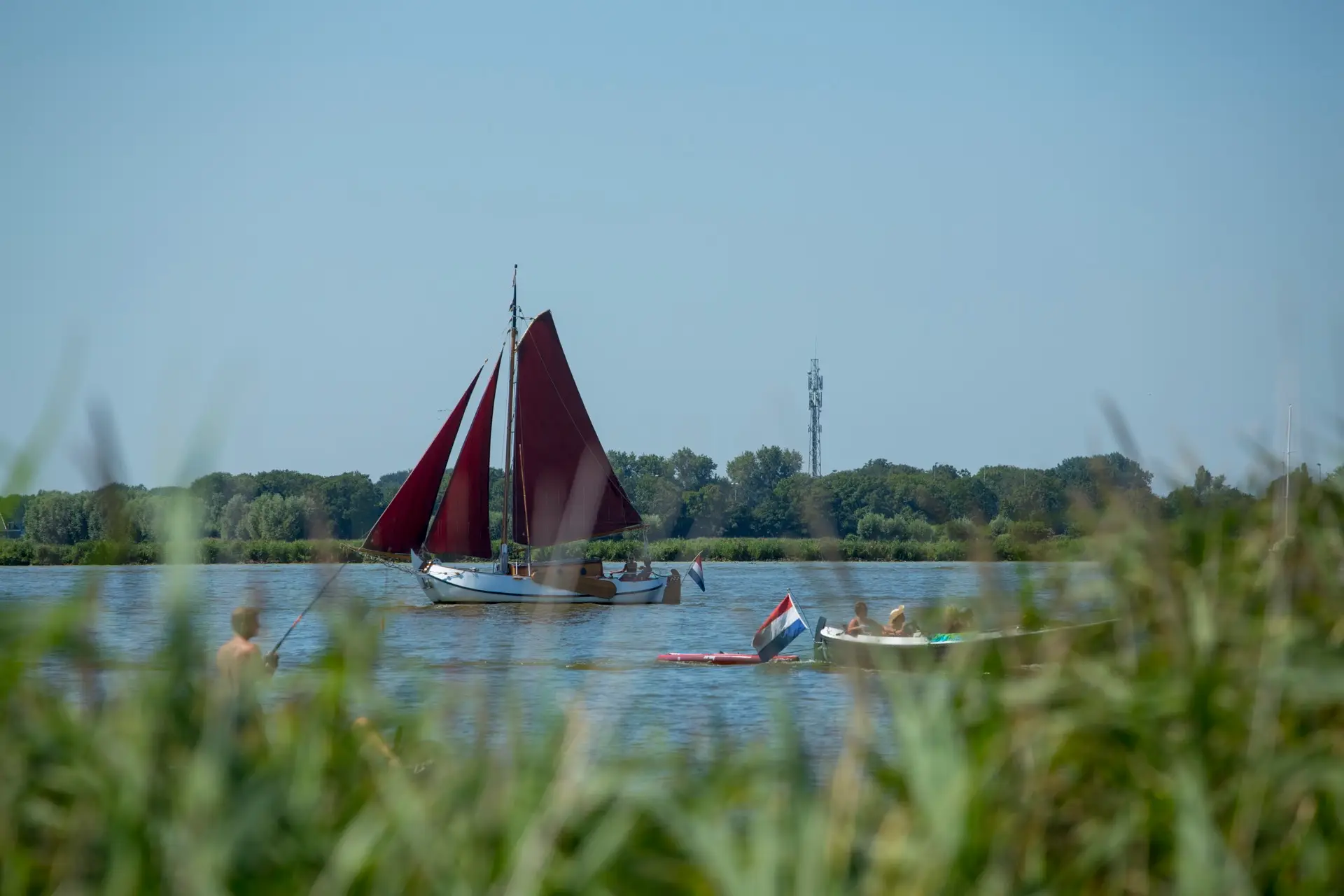 Boot op het Alkmaardermeer