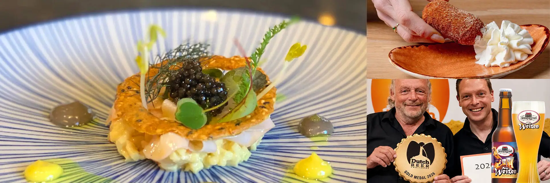 Gerecht van Apicius, winnend bier van Dampegheest en de appeltaartkroket van de Toren