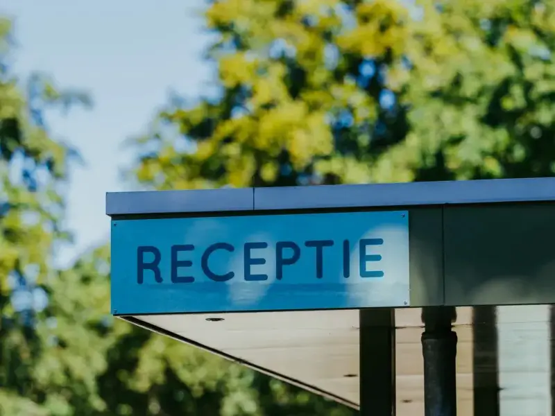 Bordje met receptie