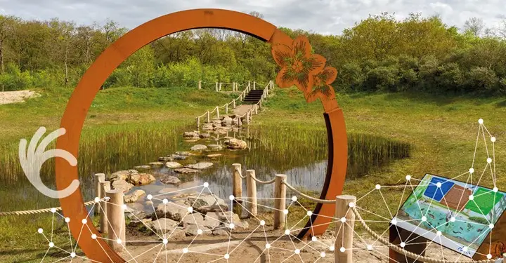 De Hoeptuin met stapstenen