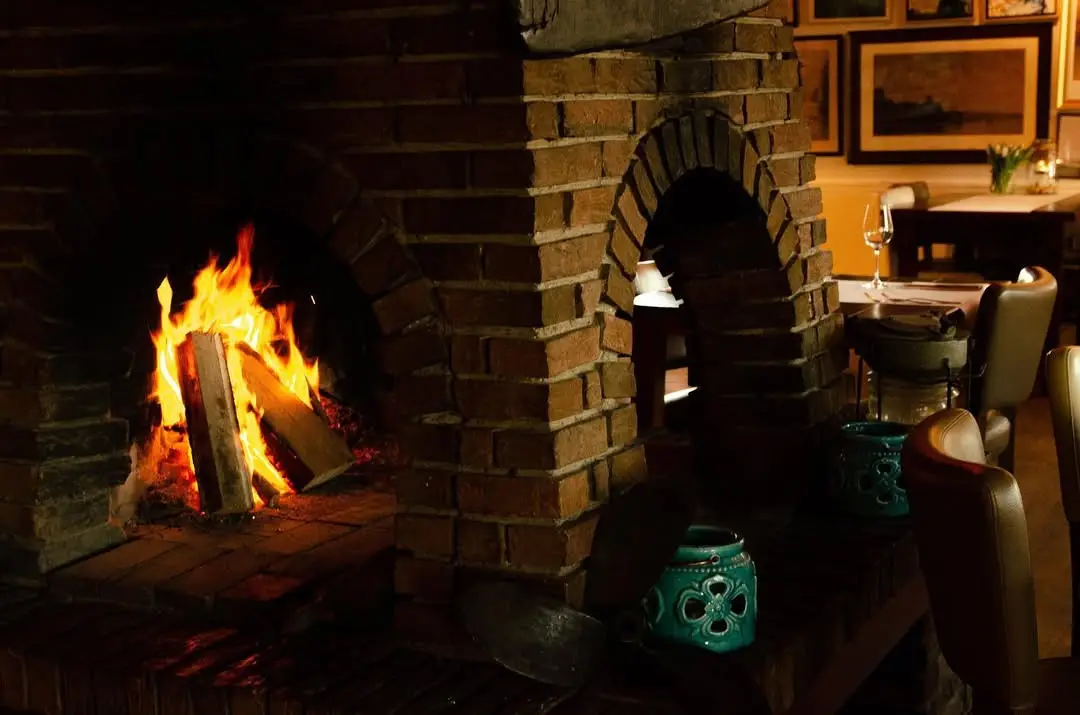 haardvuurtje bij 't Kombof