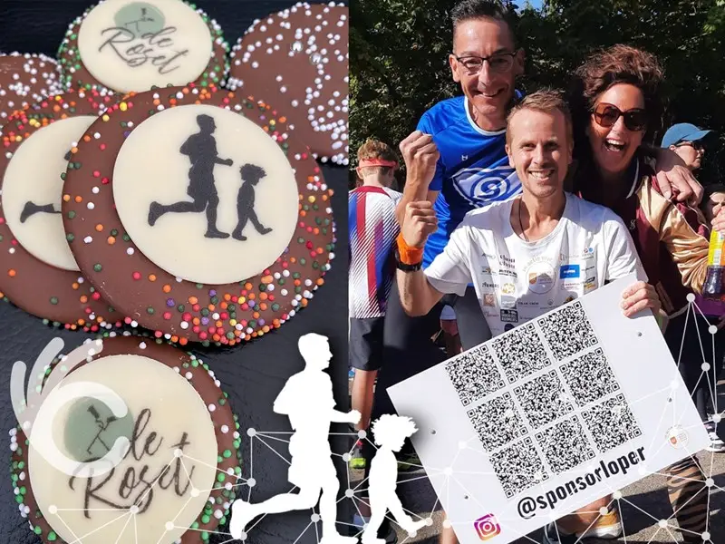 Suus en Bas Verkaart over De Sponsorloper