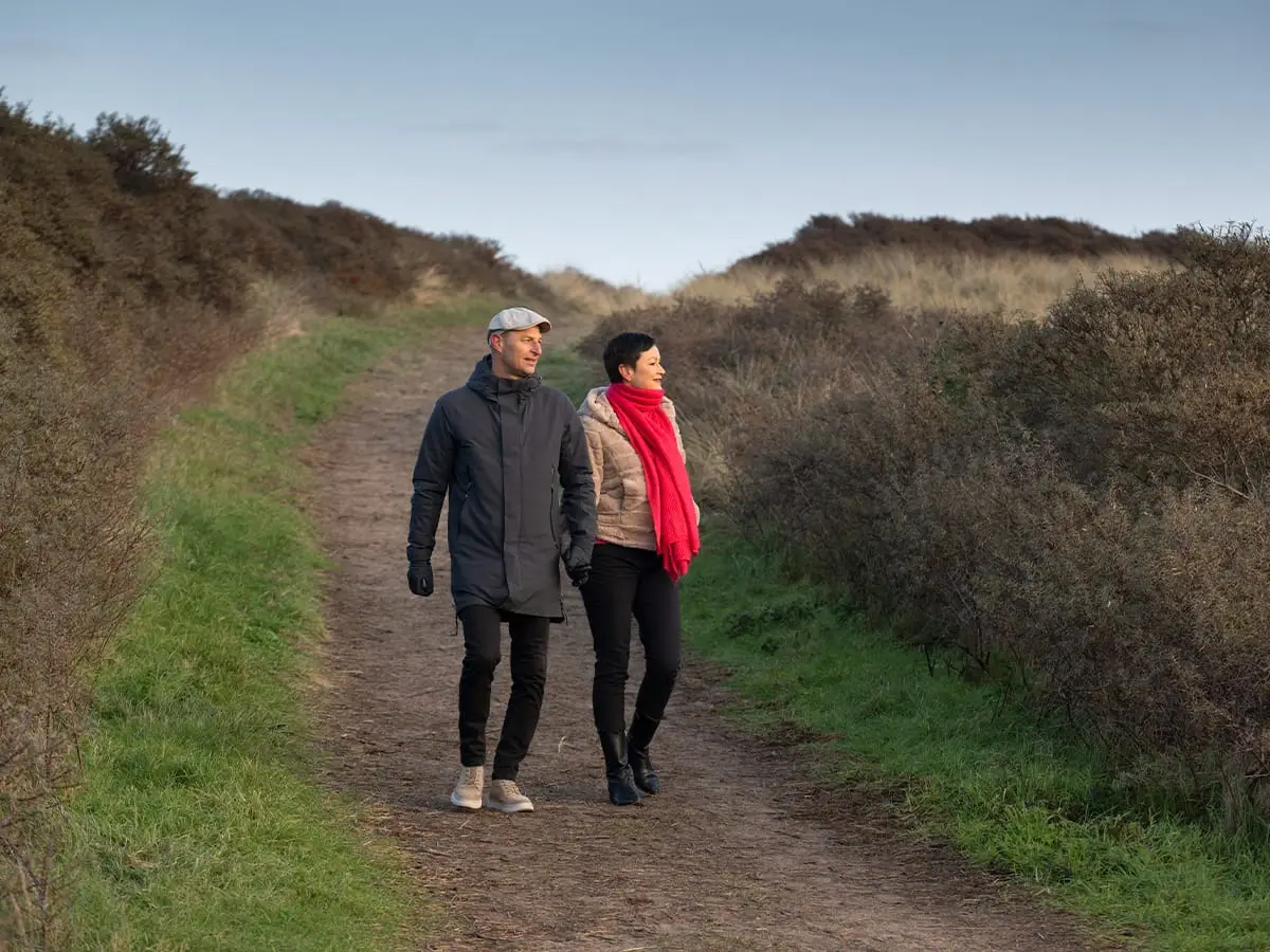 Wandelen in de duinen