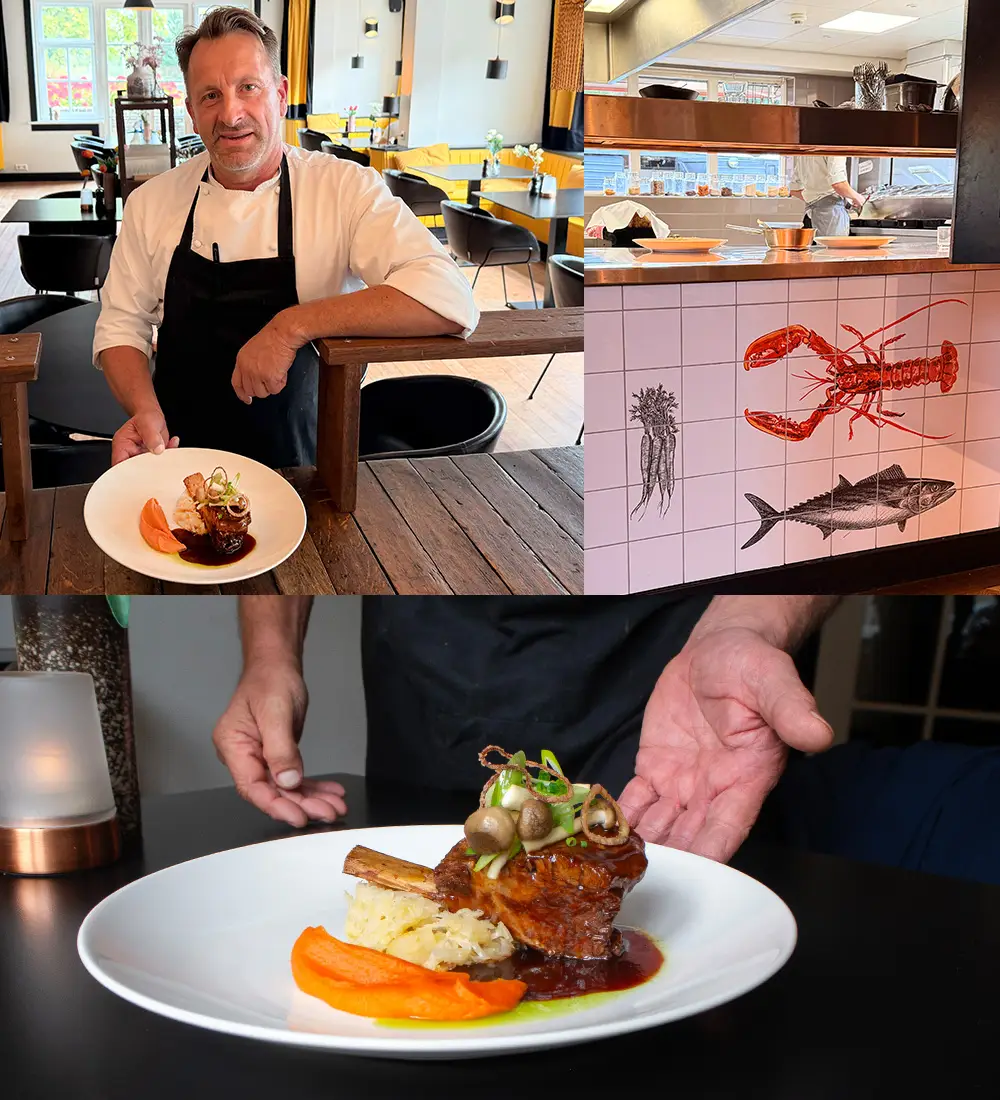 Chef Carsten met najaarsgerecht