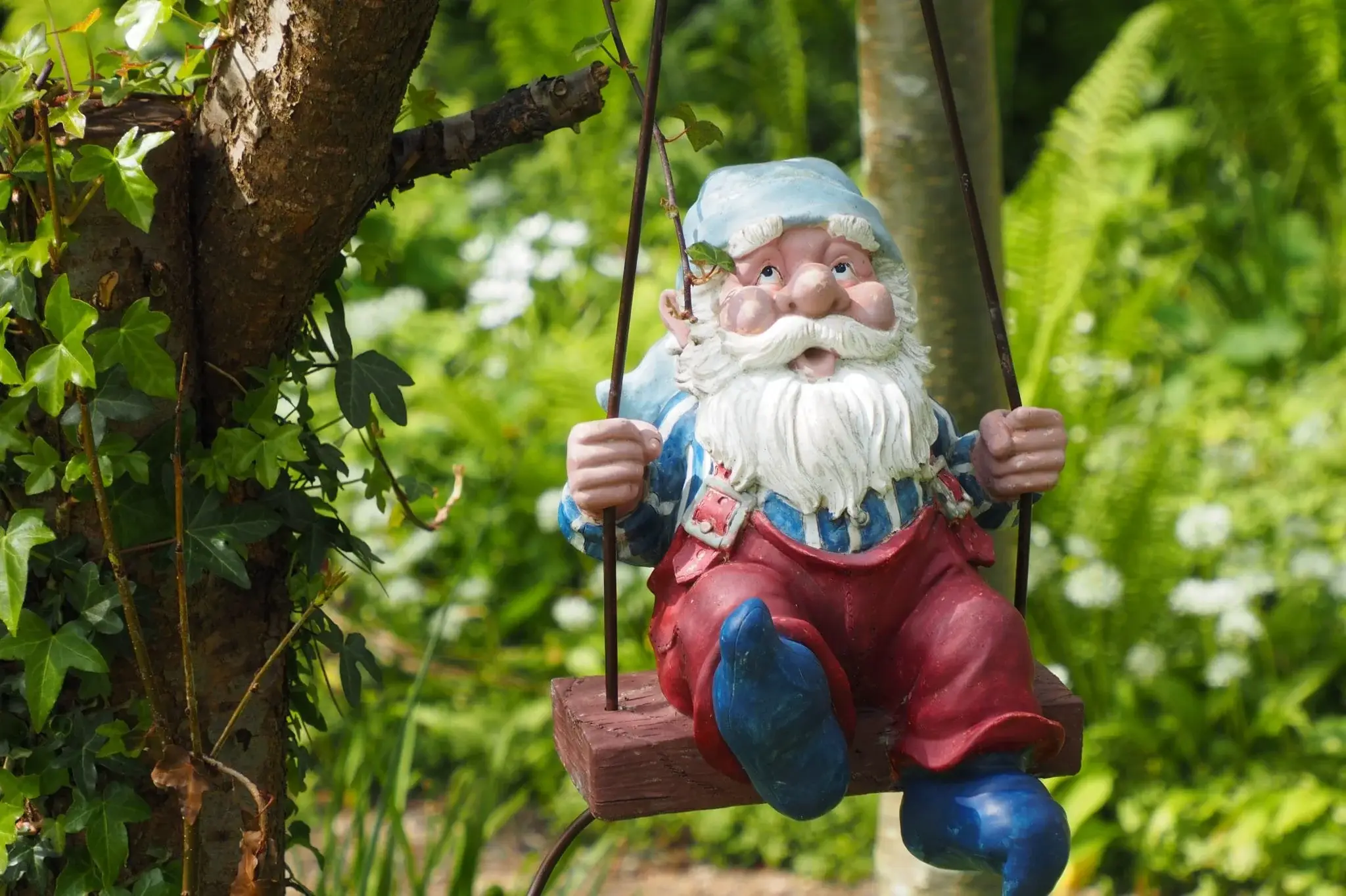 Een kabouter in de Tuin van Kapitein Rommel