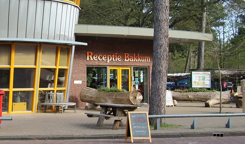 De receptie van camping Bakkum
