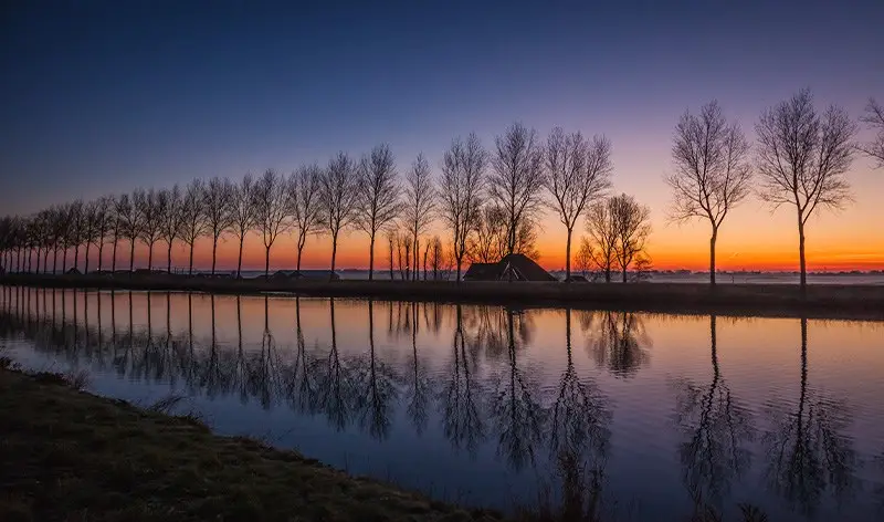 Zonsondergang Akersloot