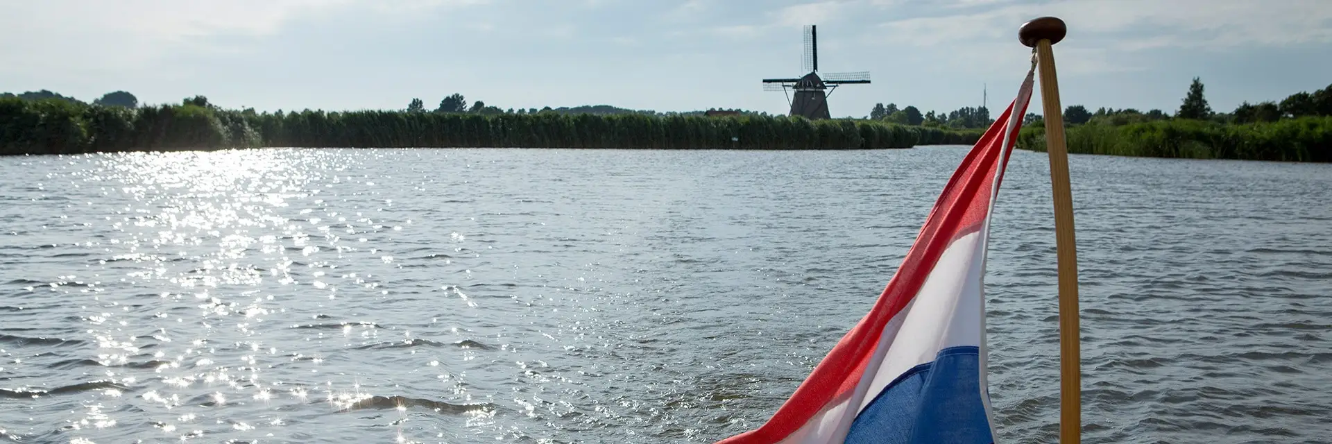 Alkmaardermeer met bootje