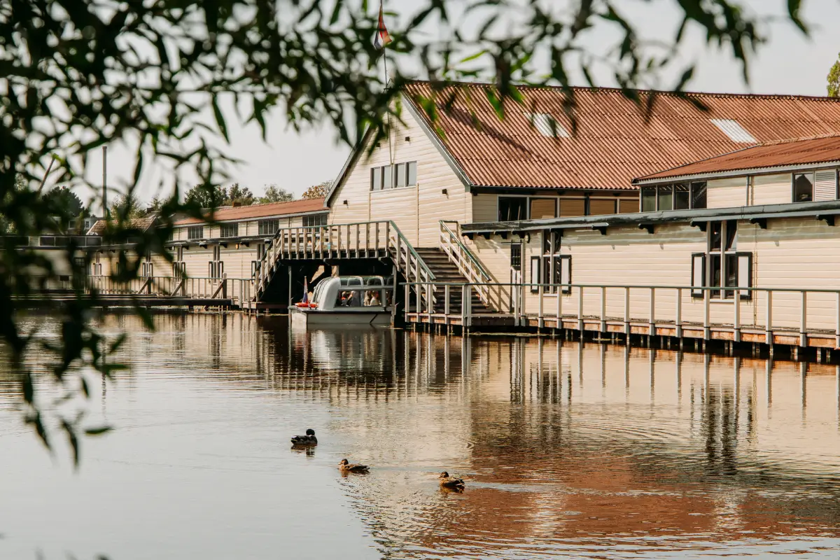 bovenaanzicht van de polder