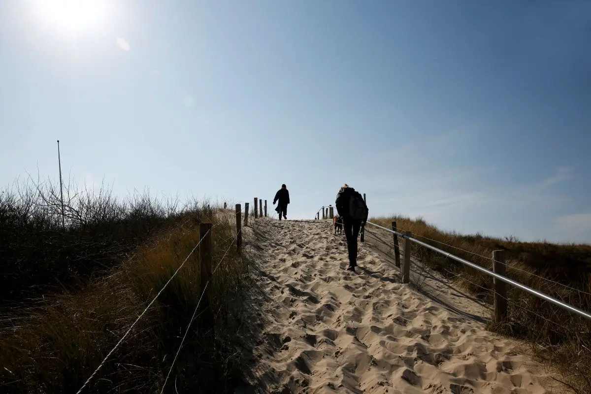 die weiße Sanddünen