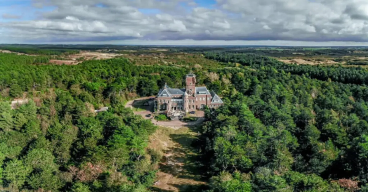 Bovenaanzicht Landgoed Huize Glory