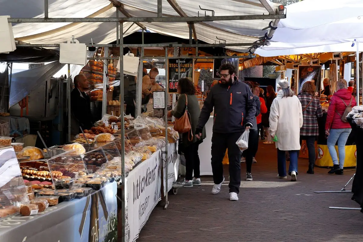 Sfeerimpressie zaterdagmarkt