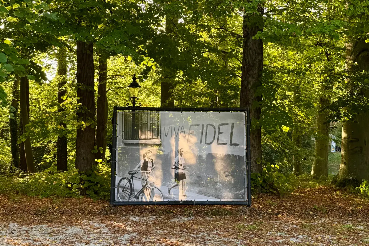Foto die word laten zien bij de fototentoonstelling van Frans Lanting