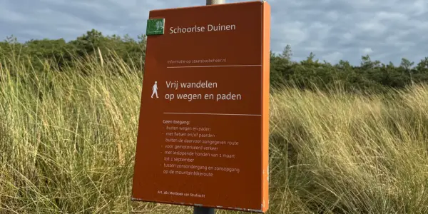 Regels in de Schoorlse Duinen