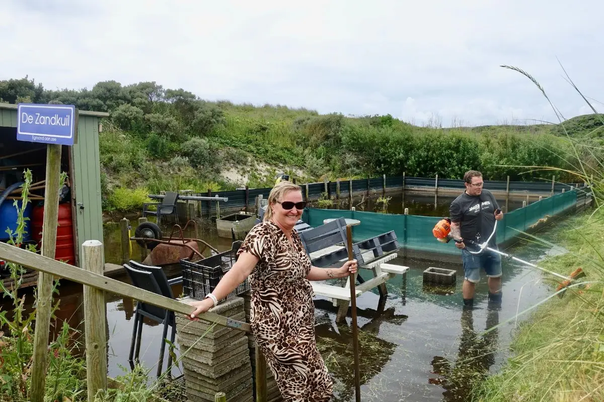 kleine omheinde akker genaamd een lankie