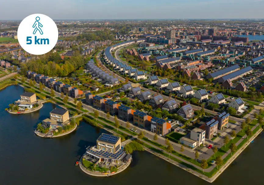 Stad van de Zon vanaf boven