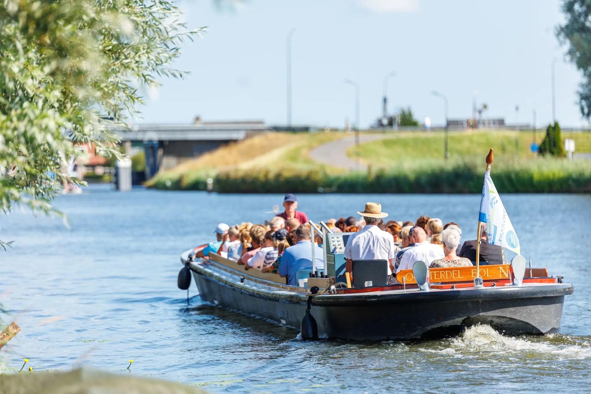 Broekervaart op het kanaal in Dijk en Waard
