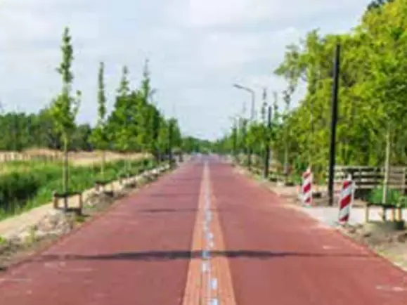 Fietspad van de middenweg