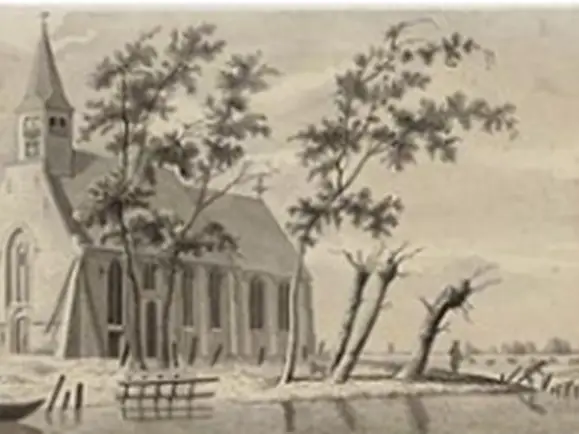 Oude tekening Kerk