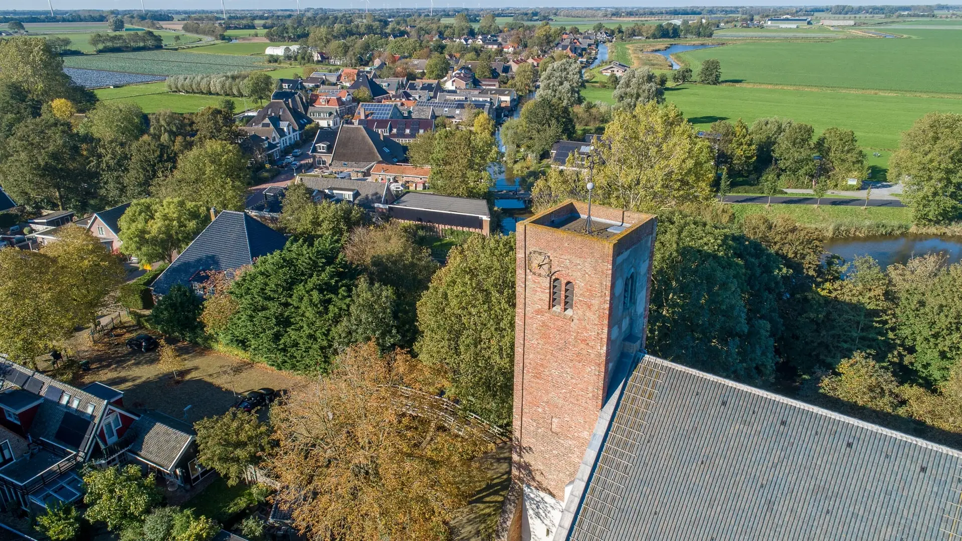 Oudkarspel vanuit de lucht