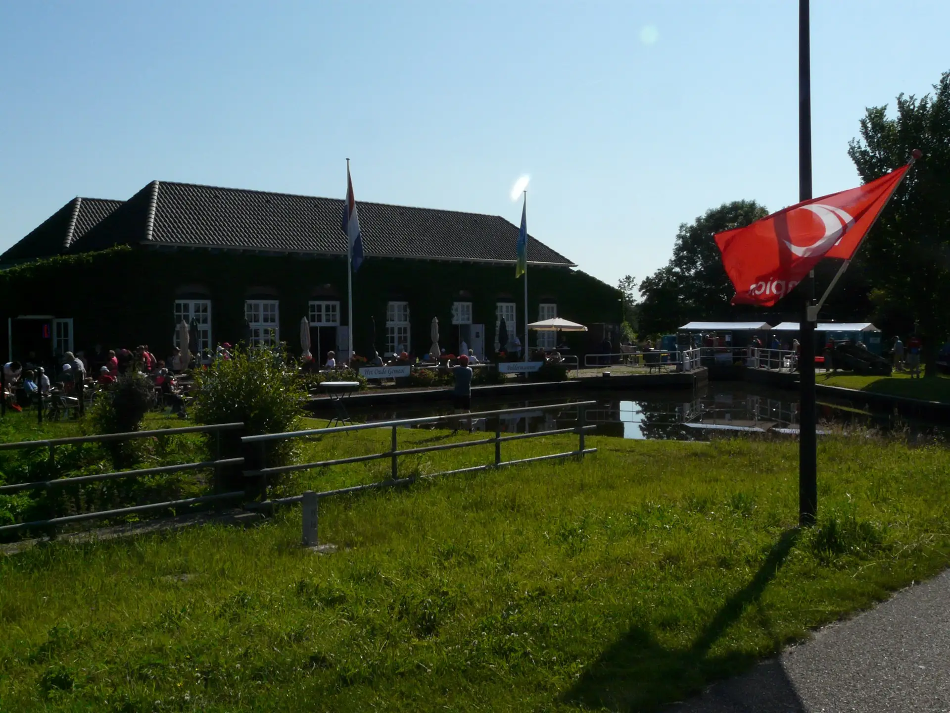 Poldermuseum tijdens de wandelvierdaagse