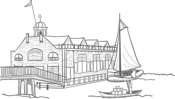 Broekerveiling tekening