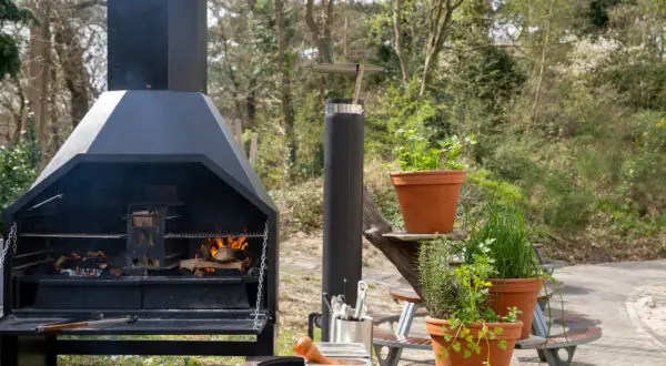 Barbecue bij Blooming in Bergen
