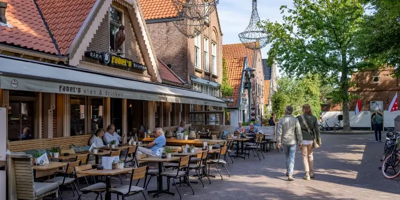 Zonnige terrassen in Hart van Noord-Holland